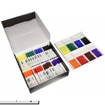 School Smart Non-Toxic Watercolor Combo Marker Pack Conical Fineline Tip Assorted Colors Pack of 192